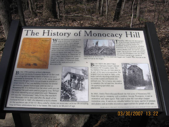 History of Monocacy Hill